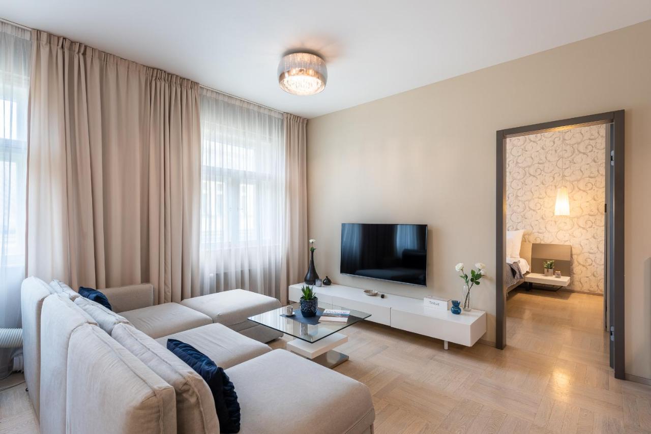 New Luxury Apt With Ac&Parking In The Center Of Prague Leilighet Eksteriør bilde